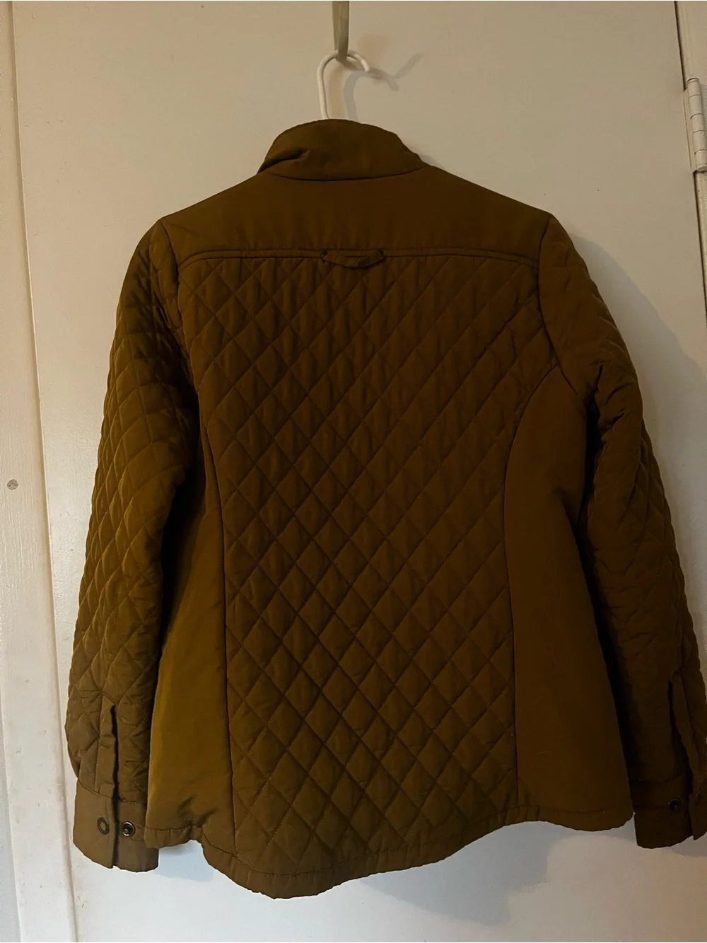 Royal Robbins Quilted Jacket in Mustard with Teal Lining